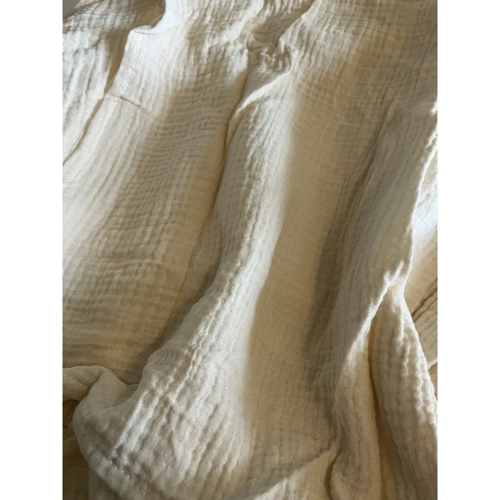 Unbranded Car Seat Cover Baby OS Beige New Muslin Canopy Mesh Window C496